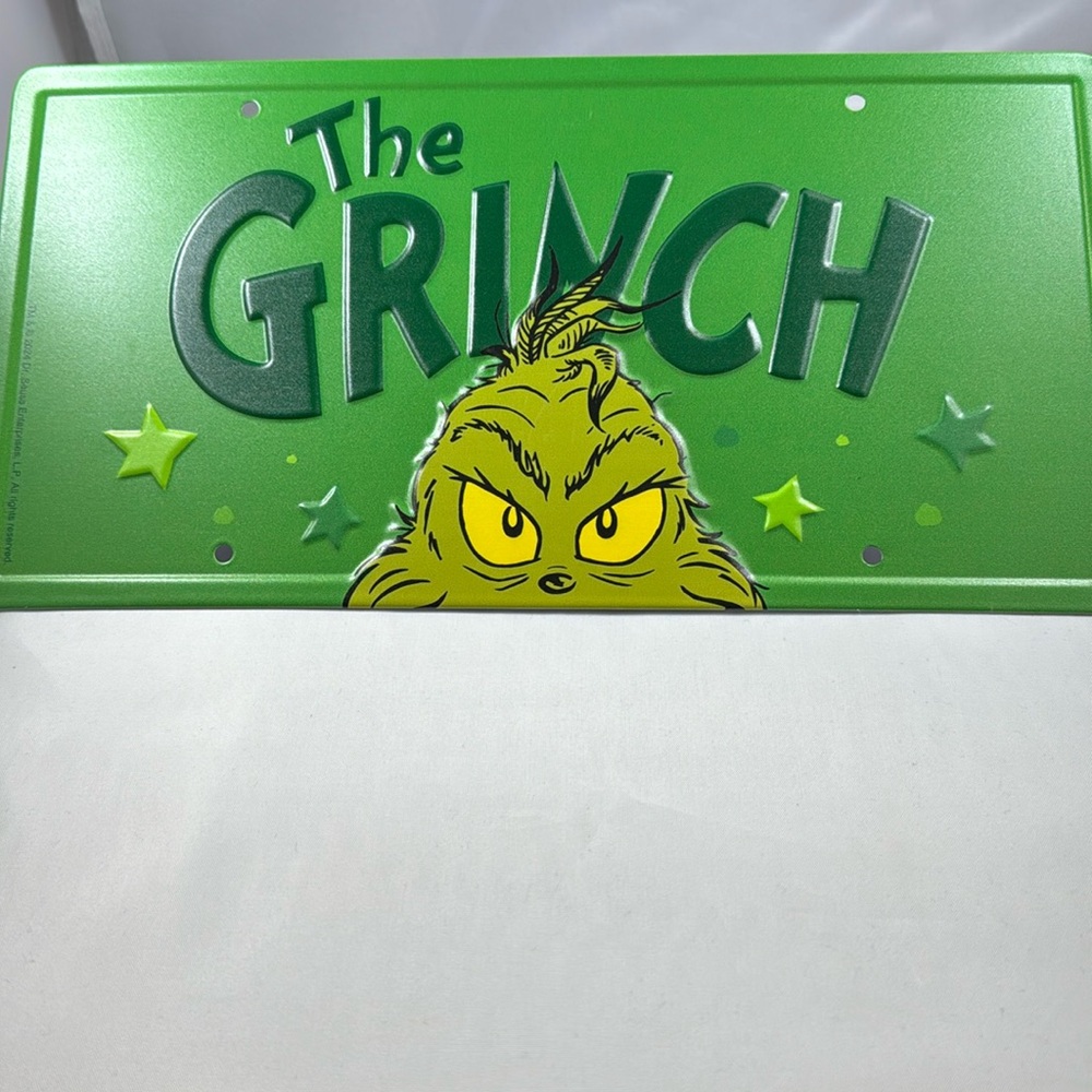 The Grinch Holiday hanging sign